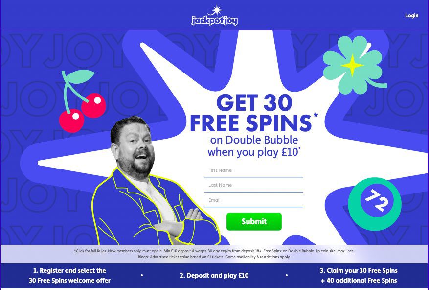 jackpotjoy free spins