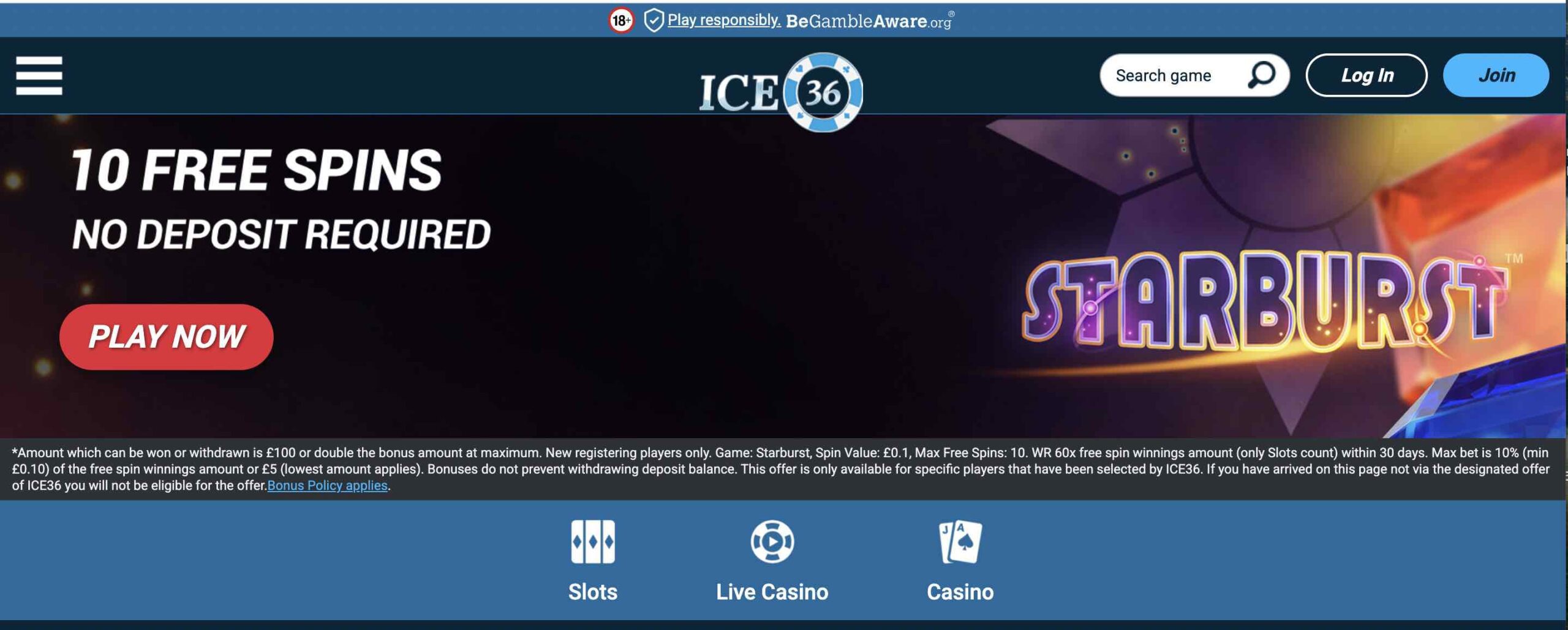 Ice36 Casino